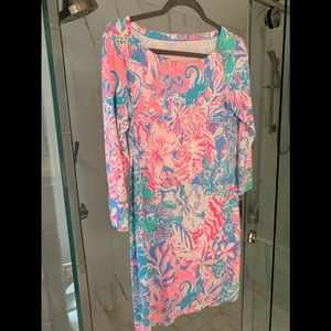 Lily Pulitzer Sophie Dress, Shrimply Chic, UPF 50+